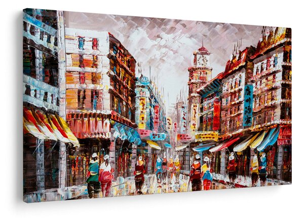 Slika - Hong Kong, oljna slika (90x60 cm)