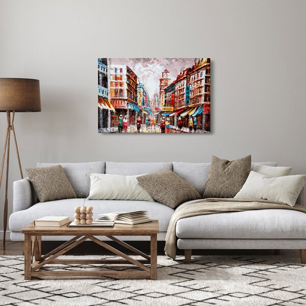 Slika - Hong Kong, oljna slika (90x60 cm)