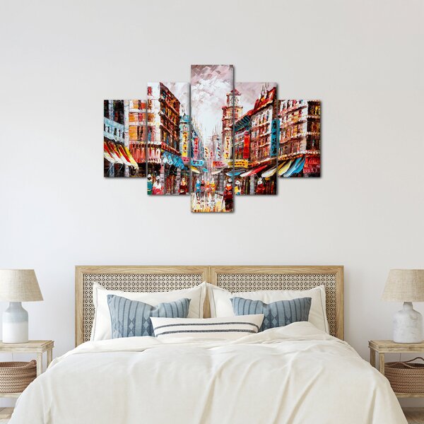 Slika - Hong Kong, oljna slika (150x105 cm)
