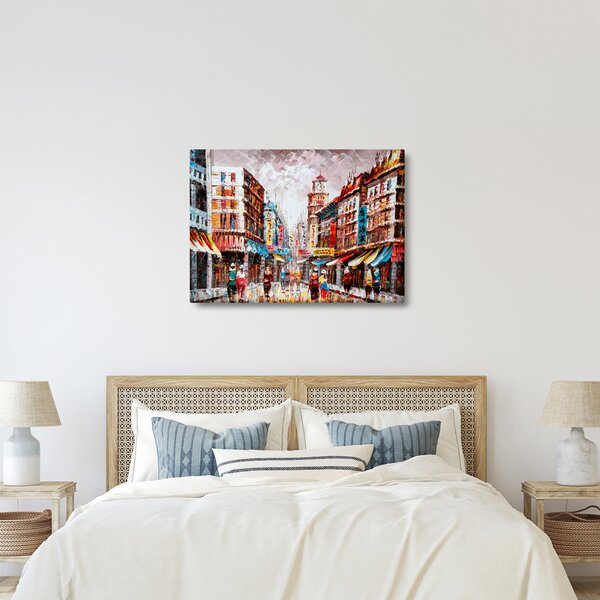 Slika - Hong Kong, oljna slika (70x50 cm)
