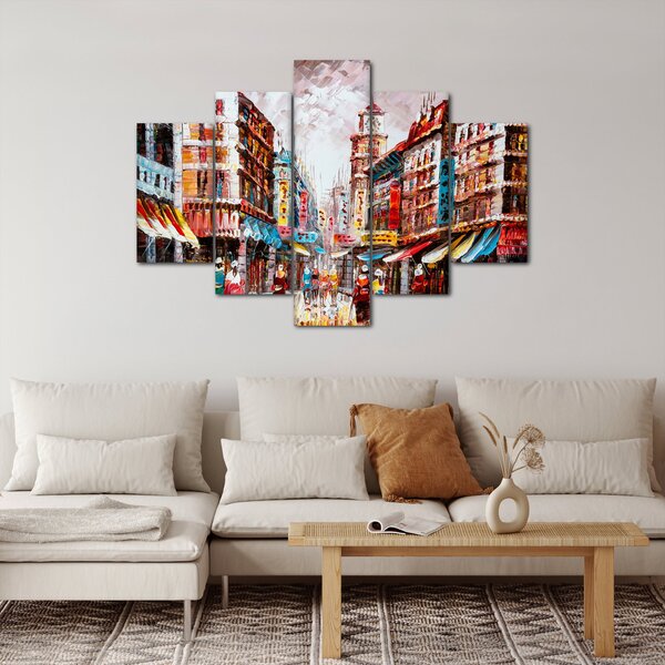 Slika - Hong Kong, oljna slika (150x105 cm)
