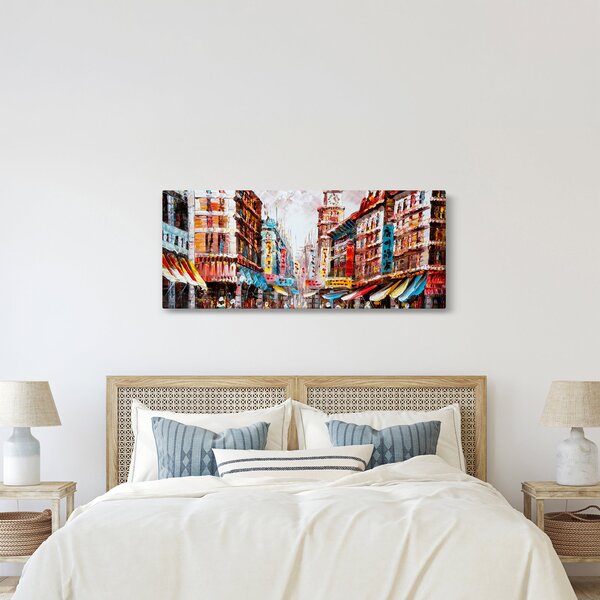 Slika - Hong Kong, oljna slika (120x50 cm)