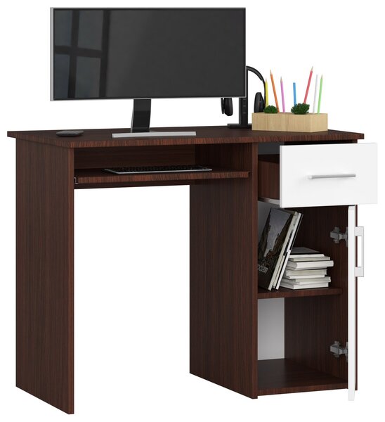 PC stolić Padma (wenge + bijela)