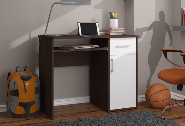 PC stolić Padma (wenge + bijela)