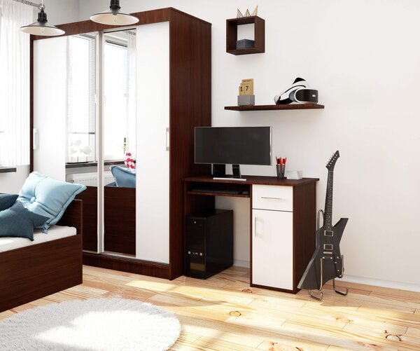 PC stolić Padma (wenge + bijela)