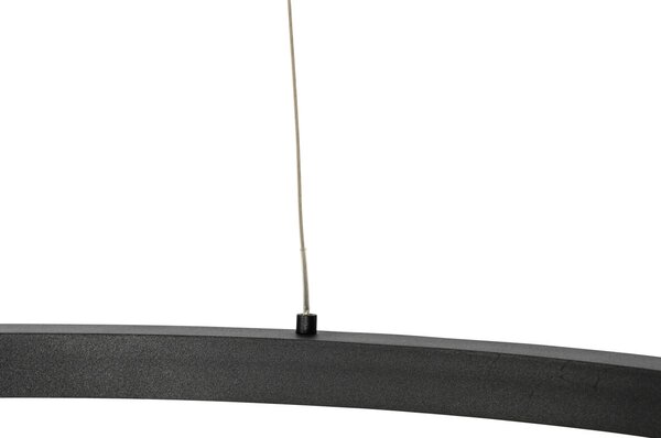 Pametna viseća svjetiljka crna 80 cm s uključenim LED i RGBW - Girello