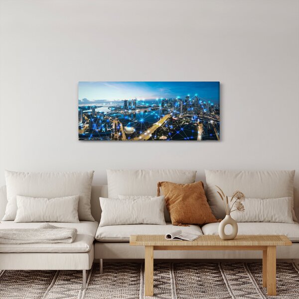 Slika - Mestno omrežje (120x50 cm)