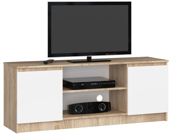 TV stolić Dariel (hrast sonoma + bijela)