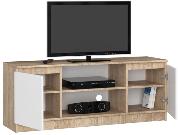 TV stolić Dariel (hrast sonoma + bijela)