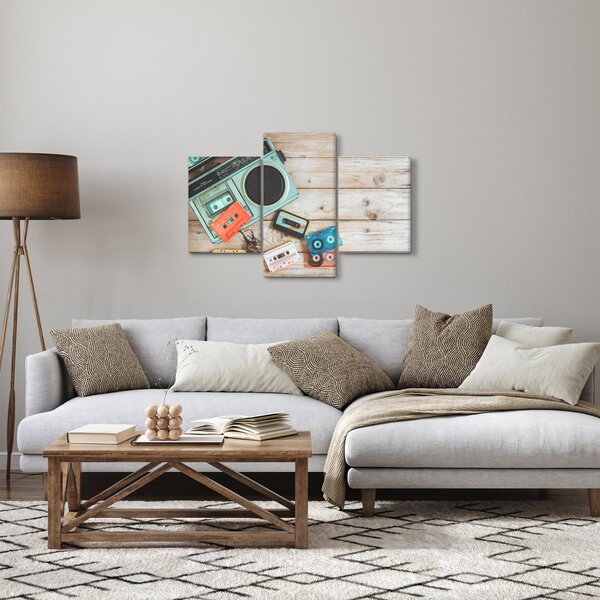 Slika - Retro radio (90x60 cm)