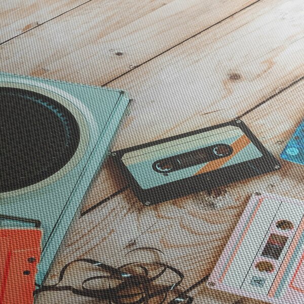 Slika - Retro radio (90x60 cm)