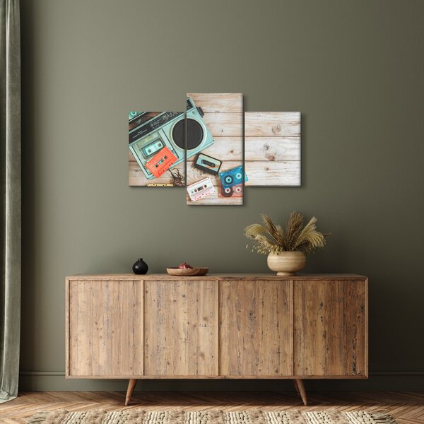 Slika - Retro radio (90x60 cm)