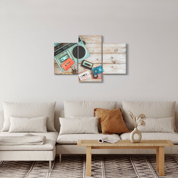 Slika - Retro radio (90x60 cm)