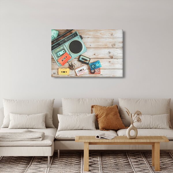 Slika - Retro radio (90x60 cm)