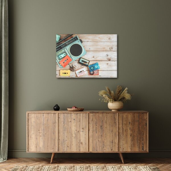 Slika - Retro radio (70x50 cm)