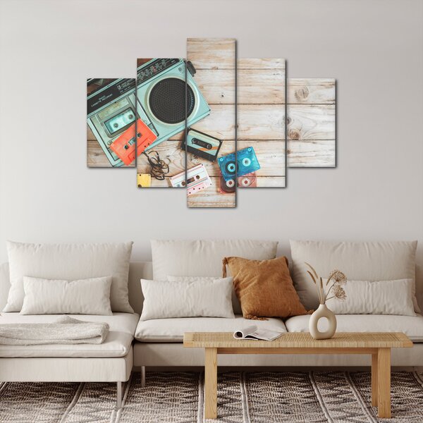 Slika - Retro radio (150x105 cm)