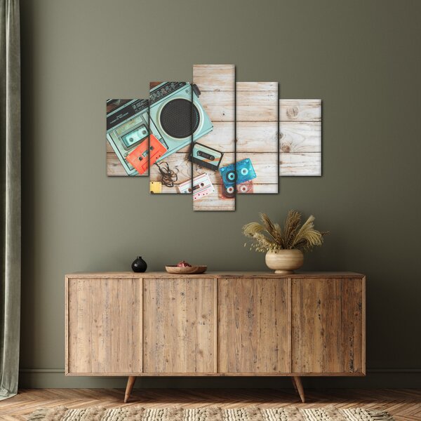 Slika - Retro radio (150x105 cm)