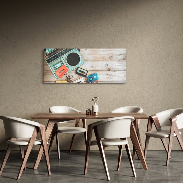 Slika - Retro radio (120x50 cm)