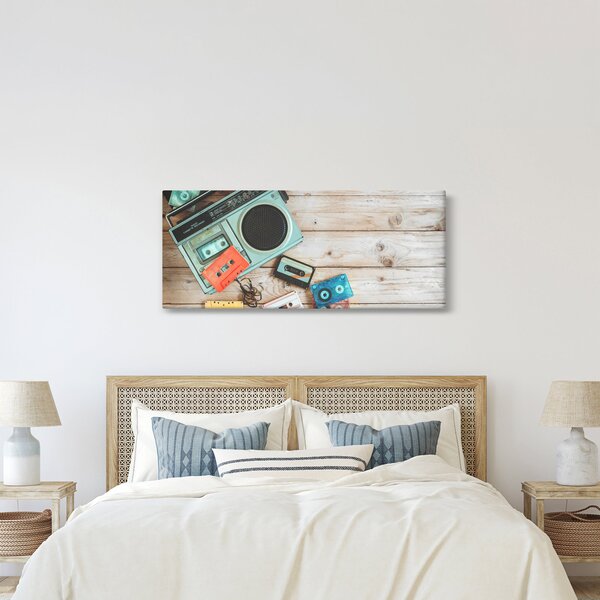 Slika - Retro radio (120x50 cm)
