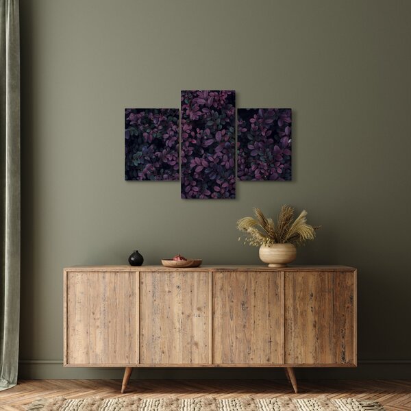 Slika temno rdečih listov (90x60 cm)