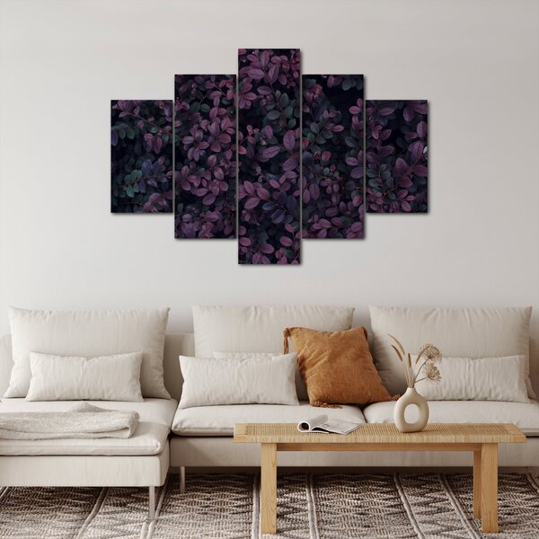 Slika temno rdečih listov (150x105 cm)