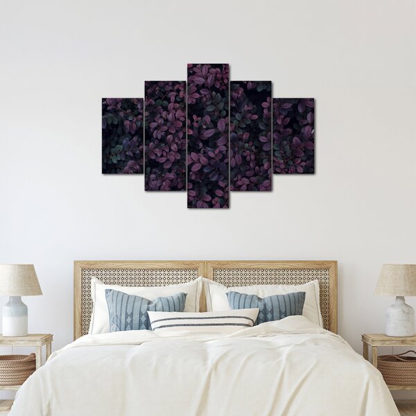 Slika temno rdečih listov (150x105 cm)