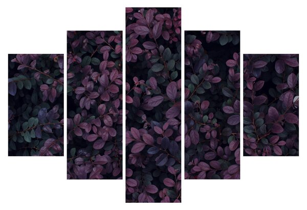 Slika temno rdečih listov (150x105 cm)