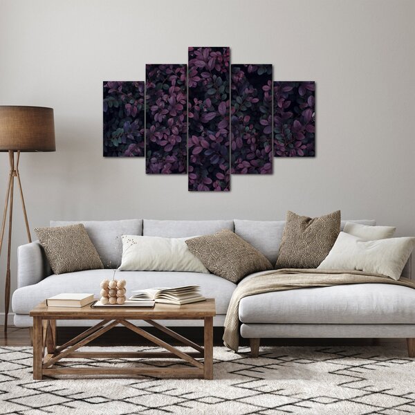 Slika temno rdečih listov (150x105 cm)