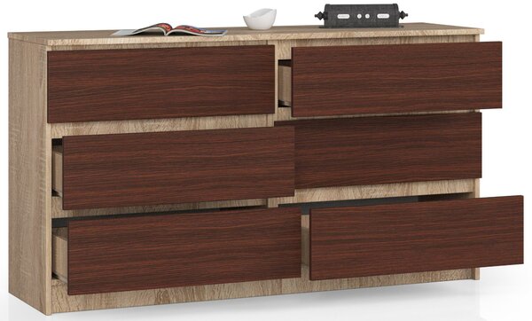 Zondo.hr Komoda Keanu (hrast sonoma + wenge). Akcija -18%. 1069396