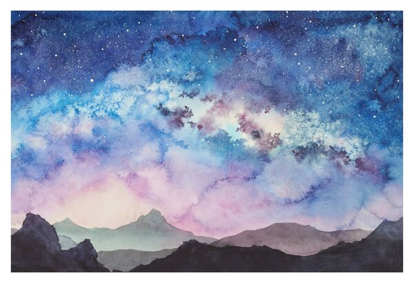 Slika - Mlečna cesta, akvarel (90x60 cm)