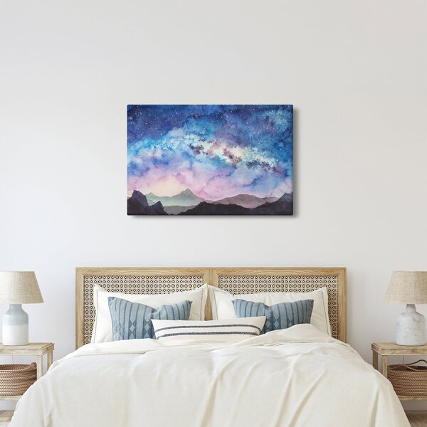 Slika - Mlečna cesta, akvarel (90x60 cm)