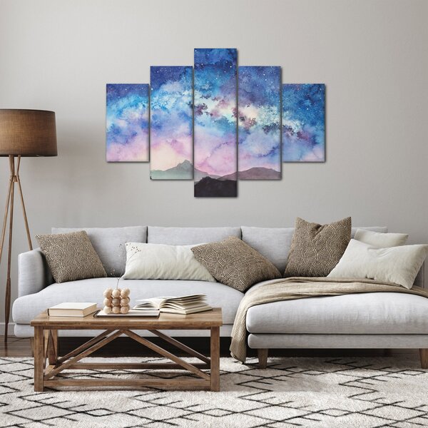 Slika - Mlečna cesta, akvarel (150x105 cm)
