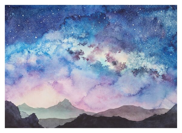 Slika - Mlečna cesta, akvarel (70x50 cm)