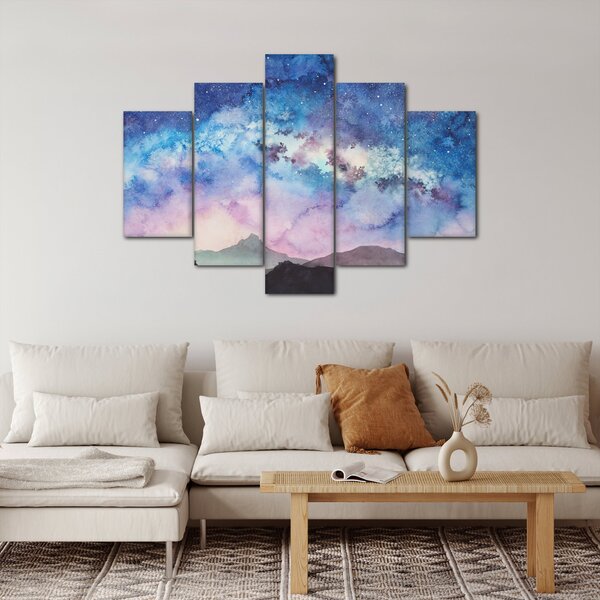 Slika - Mlečna cesta, akvarel (150x105 cm)