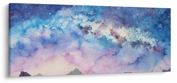 Slika - Mlečna cesta, akvarel (120x50 cm)