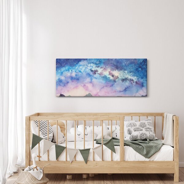 Slika - Mlečna cesta, akvarel (120x50 cm)