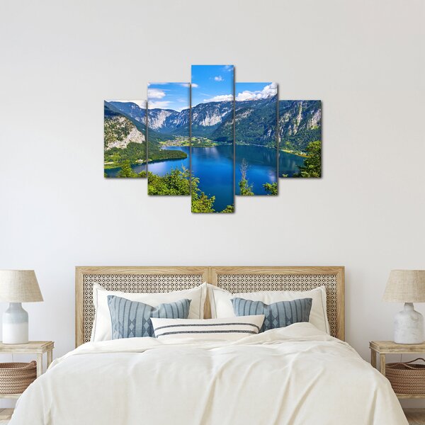 Slika - Hallstattsko jezero, Hallstatt, Avstrija (150x105 cm)