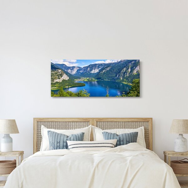 Slika - Hallstattsko jezero, Hallstatt, Avstrija (120x50 cm)