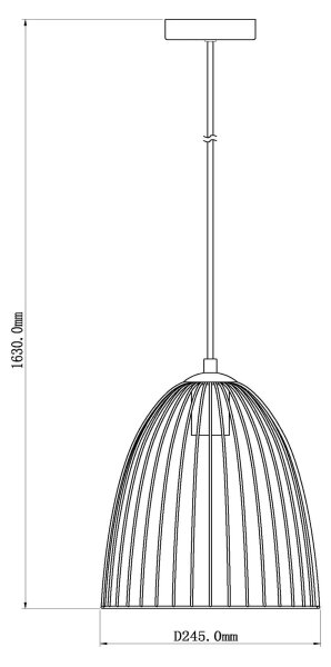 Lucide 74417/01/33 - Luster na sajli MACARONS 1xE27/40W/230V pr. 24,5 cm zelena