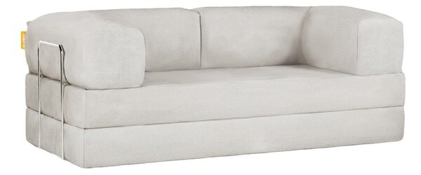 Bež sklopiva sofa od bouclé tkanine 180 cm Bloom – TemaHome