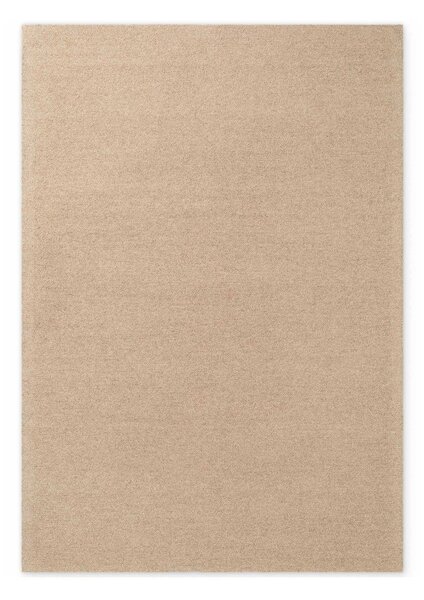 Ručno rađen vunen tepih u prirodnoj boji 140x200 cm Puristic Knots – Elle Decoration
