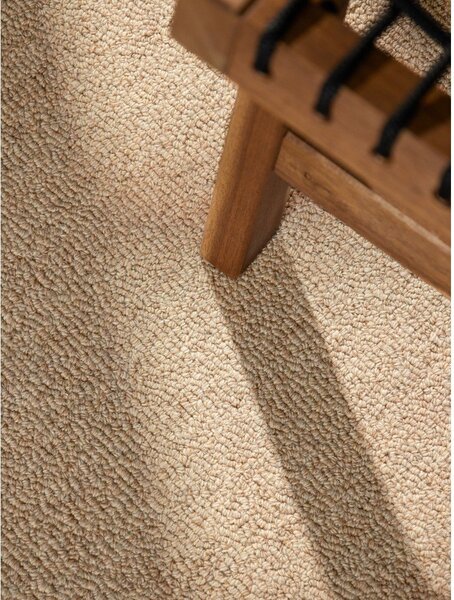 Ručno rađen vunen tepih u prirodnoj boji 140x200 cm Puristic Knots – Elle Decoration