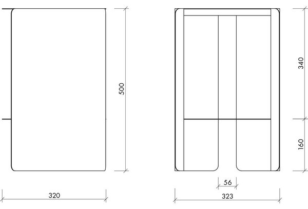 Metalni okrugao pomoćni stol ø 32 cm Wa – noo.ma