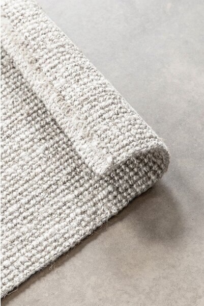 Svijetlo sivi obostrani/ručno rađen juten tepih 160x230 cm Bouclé Jaipur – Hanse Home