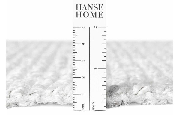 Svijetlo sivi obostrani/ručno rađen juten tepih 160x230 cm Bouclé Jaipur – Hanse Home