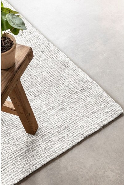 Svijetlo sivi obostrani/ručno rađen juten tepih 160x230 cm Bouclé Jaipur – Hanse Home
