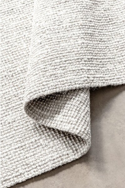 Svijetlo sivi obostrani/ručno rađen juten tepih 160x230 cm Bouclé Jaipur – Hanse Home