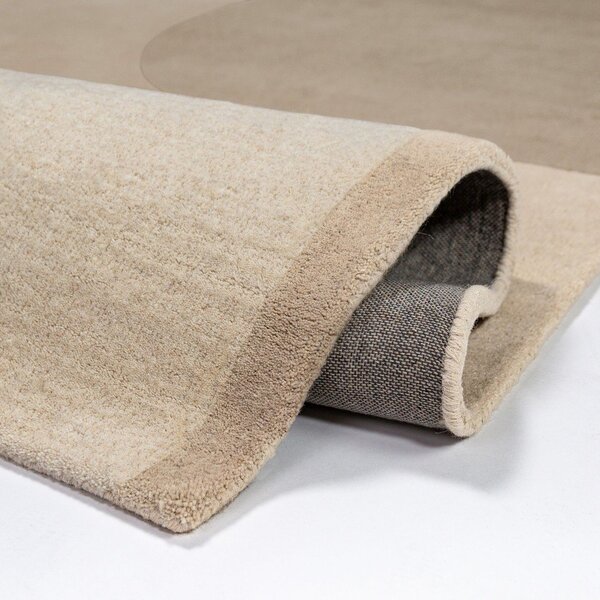 Ručno rađen vunen tepih u prirodnoj boji 200x290 cm Lozenge – Flair Rugs