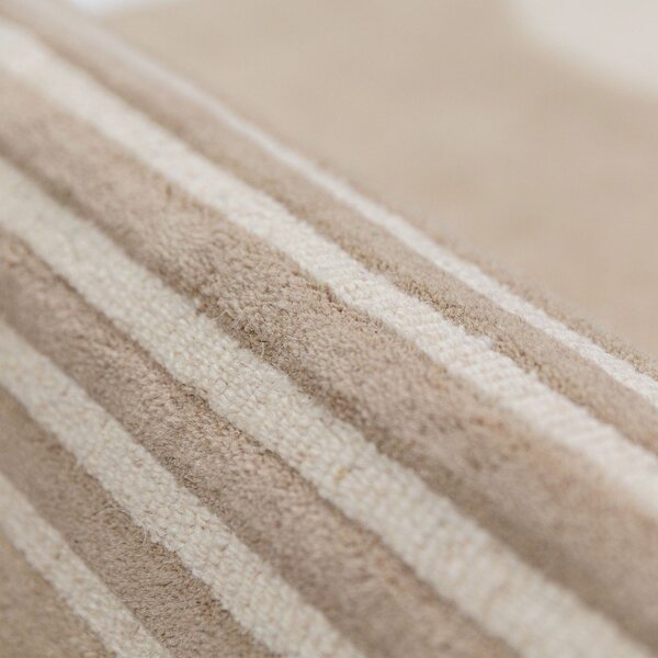 Ručno rađen vunen tepih u prirodnoj boji 200x290 cm Lozenge – Flair Rugs