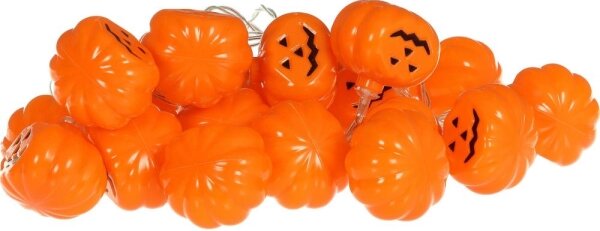 LED Dekorativni lanac HALLOWEEN 20xLED/3xAA/topla bijela 3,3m bundeva